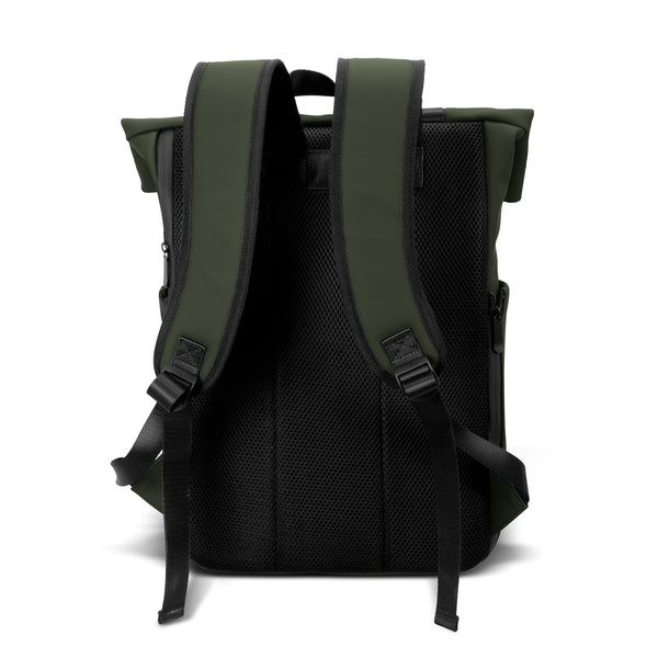 ARCHER Soft-Touch Flap Backpack (Black)
