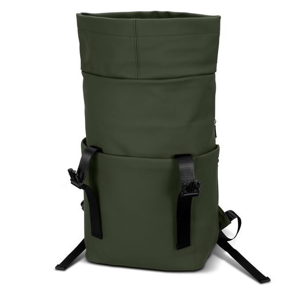 ARCHER Soft-Touch Flap Backpack (Black)