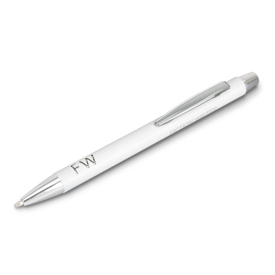 Cipher Laser Cut Logo Pen (White)