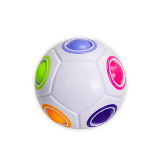 Vector Fidget Puzzle Ball (White) — Front