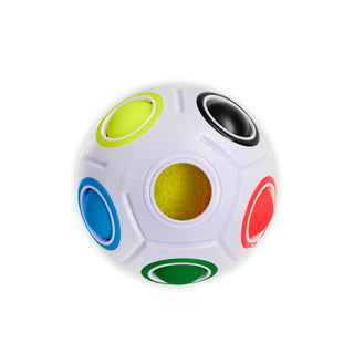 Vector Fidget Puzzle Ball (White) — Back