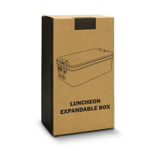 Grain Expandable Lunch Box (Natural/Black)