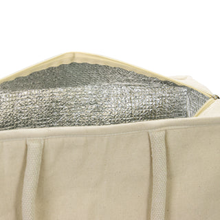 Fjord Shopping Cooler Tote (Natural) — Internal Lining