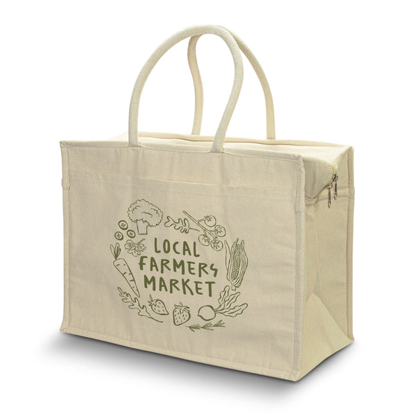 Fjord Shopping Cooler Tote (Natural)