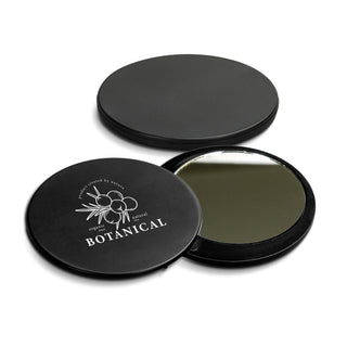 Shimmer Compact Mirror (Black) — Branded