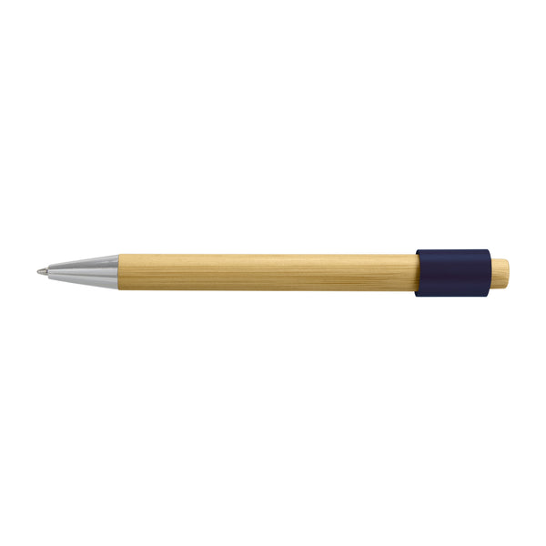 Flux Bamboo Spinner Pen (Natural/Navy)