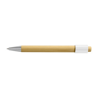Flux Bamboo Spinner Pen (Natural/White)
