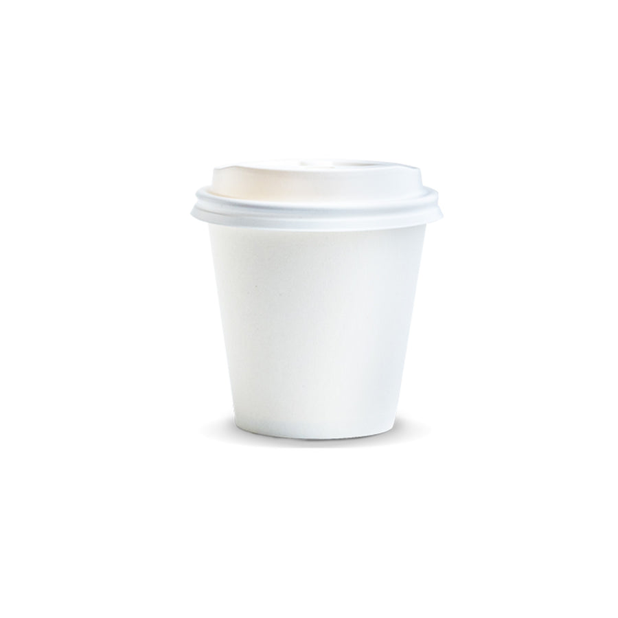 Brew Paper Coffee Cup - 180ml (White)