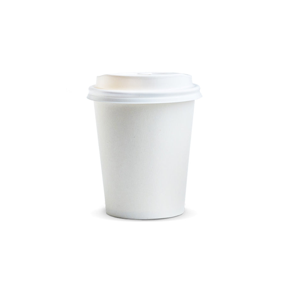Brew Paper Coffee Cup - 230ml (White)