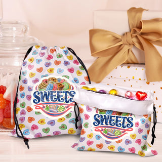 Luxe Satin Gift Bag - Medium (White) — Feature