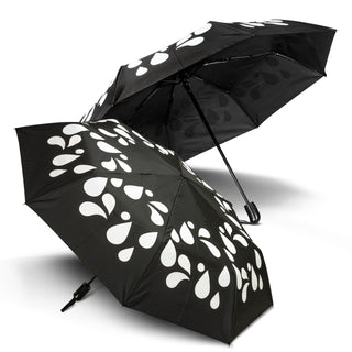 Prism Colour Changing Compact Umbrella (Black) — Dry