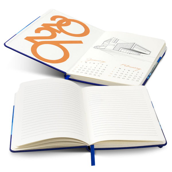 Canvas Full Colour Notebook (Bright Green)
