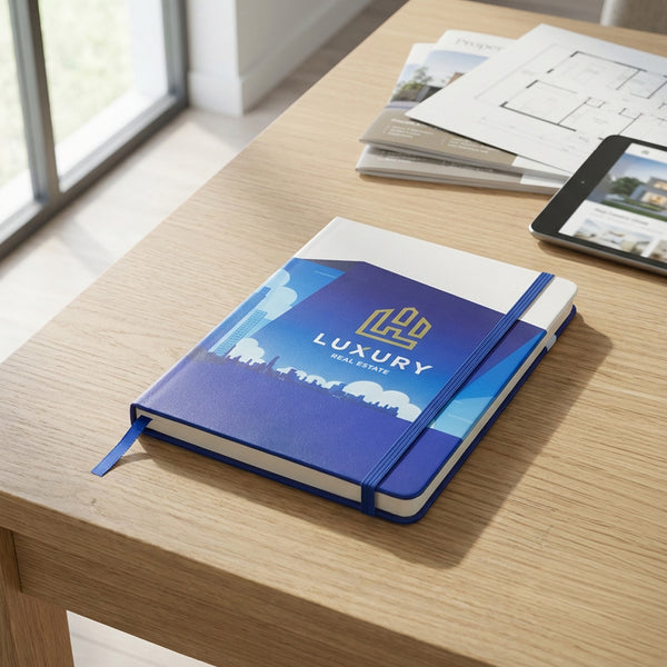 Canvas Full Colour Notebook (Yellow)