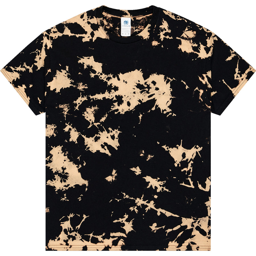 1385 Colortone Bleach Out Dyed T-Shirt (Black)