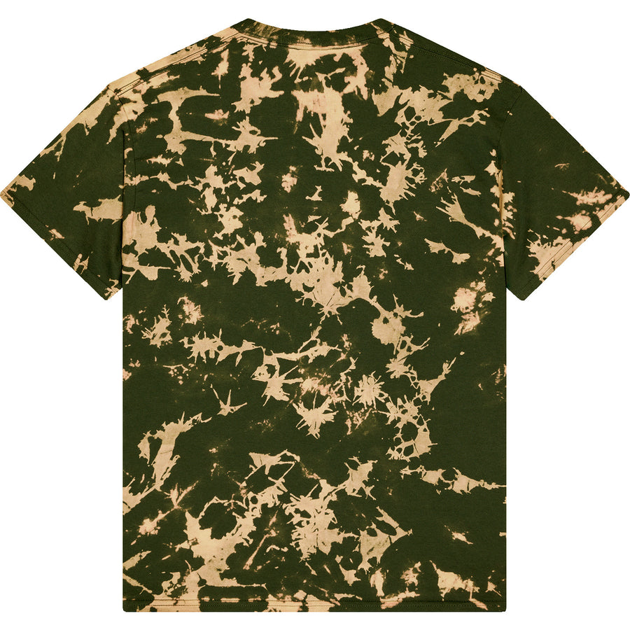1385 Colortone Bleach Out Dyed T-Shirt (Green)