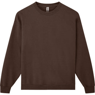 Gildan Heavy Blend 18000 Dark Chocolate - Front View | color:Dark Chocolate|view:front
