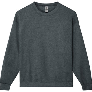 Gildan Heavy Blend 18000 Dark Heather - Front View | color:Dark Heather|view:front