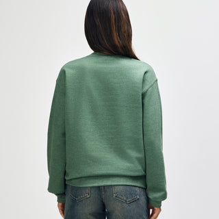 Gildan Heavy Blend 18000 Crewneck (Heather Dark Green)
