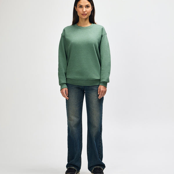 Gildan Heavy Blend 18000 Crewneck (Heather Dark Green)