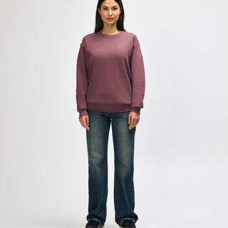 Gildan Heavy Blend 18000 Crewneck (Heather Dark Maroon)