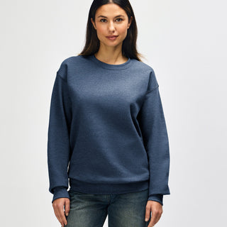 Gildan Heavy Blend 18000 Crewneck (Heather Dark Navy)
