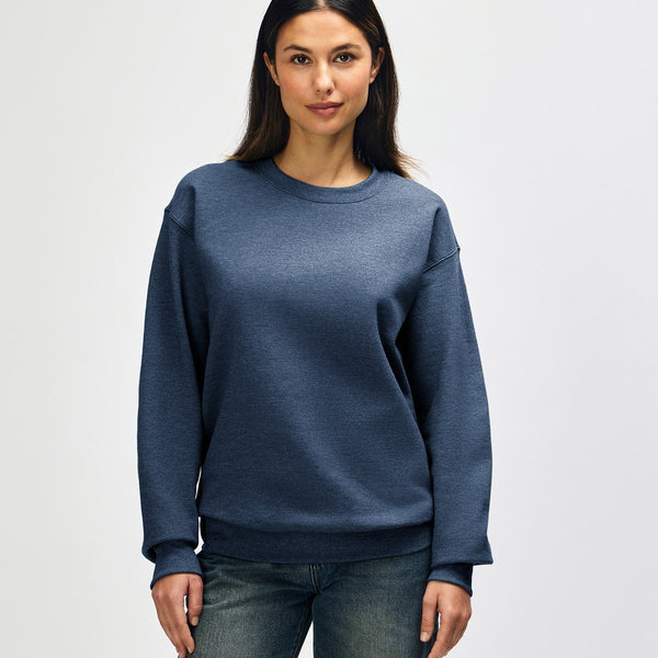 Gildan Heavy Blend 18000 Crewneck (Heather Dark Navy)