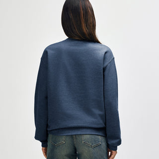 Gildan Heavy Blend 18000 Crewneck (Heather Dark Navy)
