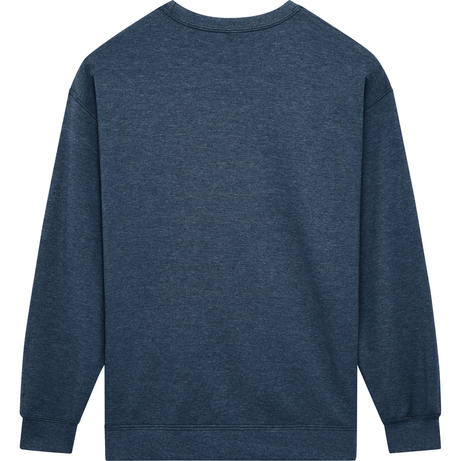Gildan Heavy Blend 18000 Crewneck (Heather Dark Navy)