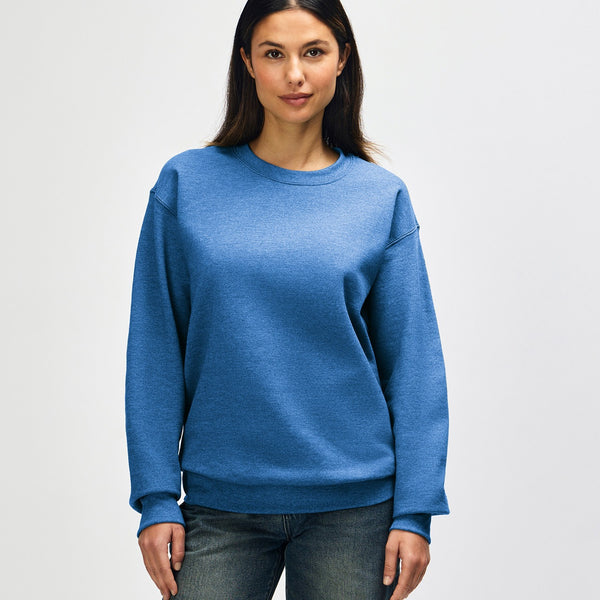 Gildan Heavy Blend 18000 Crewneck (Heather Deep Royal)