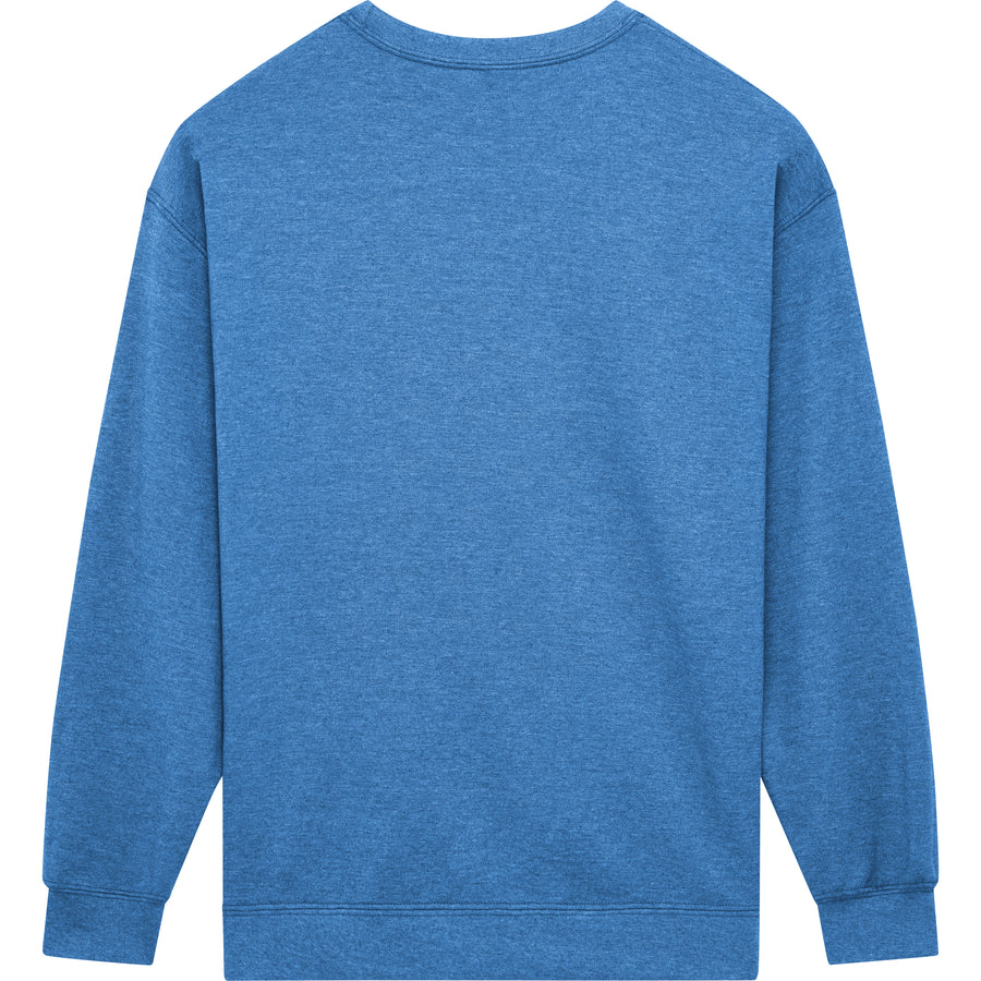 Gildan Heavy Blend 18000 Crewneck (Heather Deep Royal)