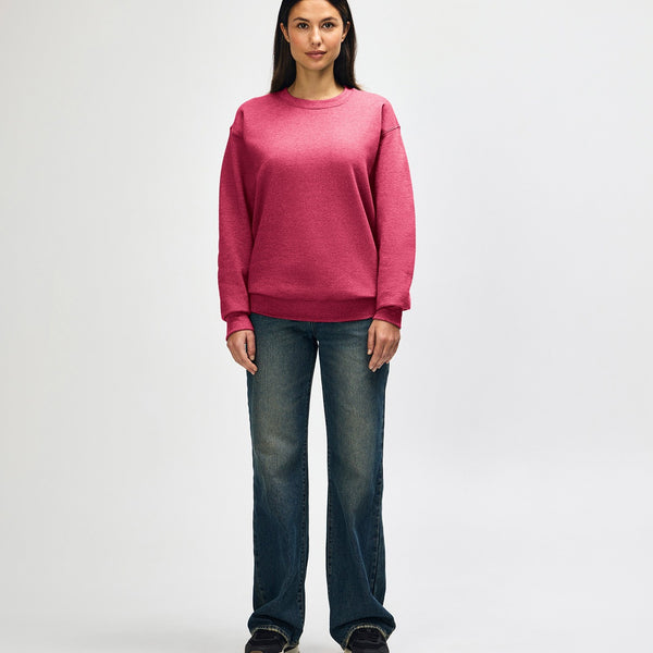 Gildan Heavy Blend 18000 Crewneck (Heather Scarlet Red)