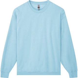 Gildan Heavy Blend 18000 Light Blue - Front View | color:Light Blue|view:front