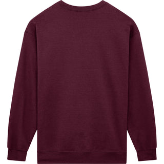Gildan Heavy Blend 18000 Maroon - Back View | color:Maroon|view:back