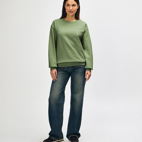 Gildan Heavy Blend 18000 Crewneck (Military Green)