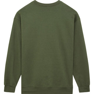 Gildan Heavy Blend 18000 Military Green - Back View | color:Military Green|view:back