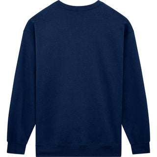 Gildan Heavy Blend 18000 Navy - Back View | color:Navy|view:back