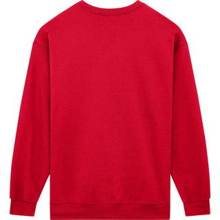 Gildan Heavy Blend 18000 Red - Back View | color:Red|view:back
