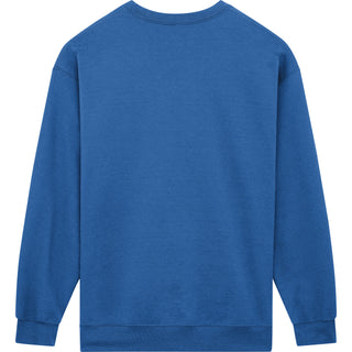 Gildan Heavy Blend 18000 Royal - Back View | color:Royal|view:back