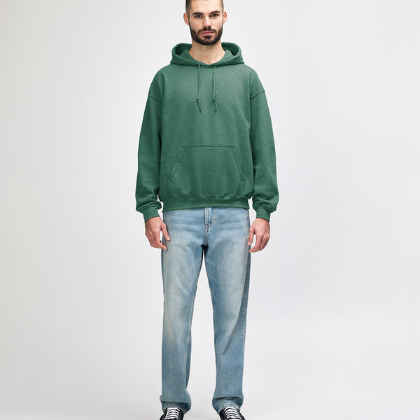 Gildan Heavy Blend 18500 Hoodie (Heather Dark  Green)