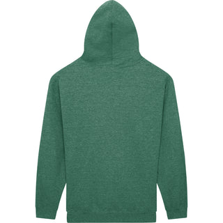 Gildan Heavy Blend 18500 Heather Dark  Green - Back View | color:Heather Dark  Green|view:back