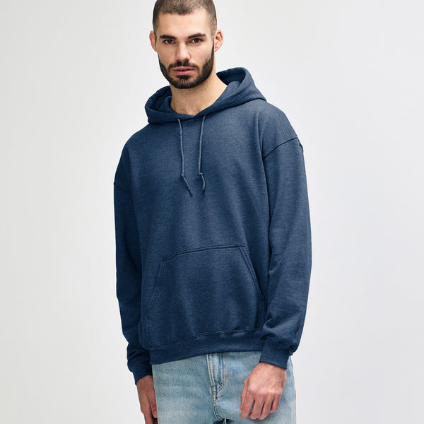 Gildan Heavy Blend 18500 Hoodie (Heather Dark Navy)