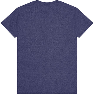 Gildan Ultra Cotton 2000 Heather Indigo - Back View | color:Heather Indigo|view:back