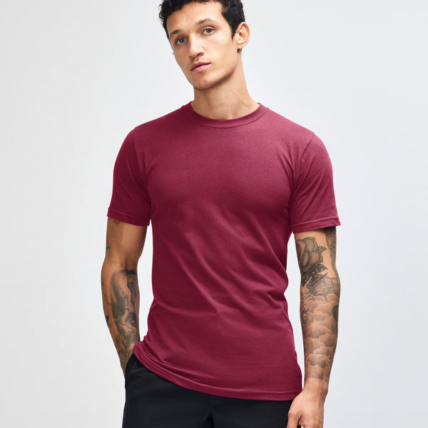 American Apparel 2001 T-Shirt (Burgundy)