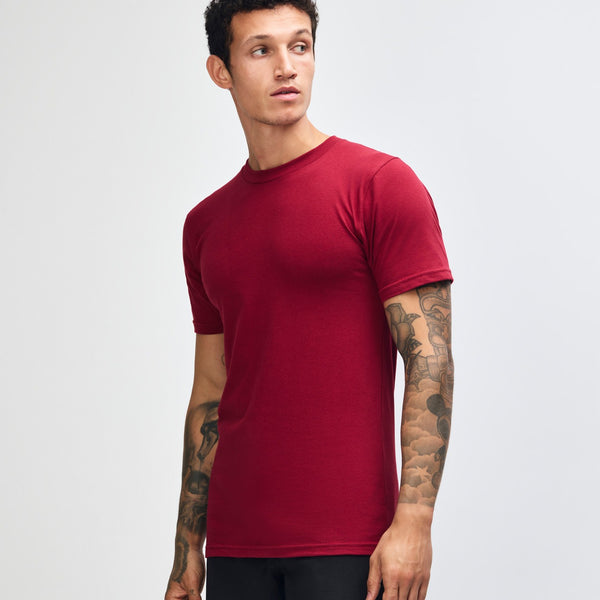 American Apparel 2001 T-Shirt (Cranberry)