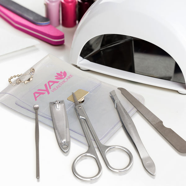 Luxe Vinyl Manicure Set (Clear)