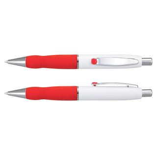 Agogo Turbo Pen - White Barrel (Red)