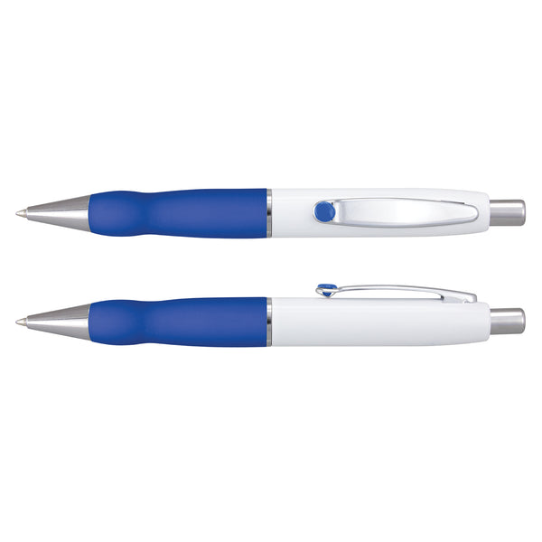 Sterling Pen - White Barrel (Dark Blue)