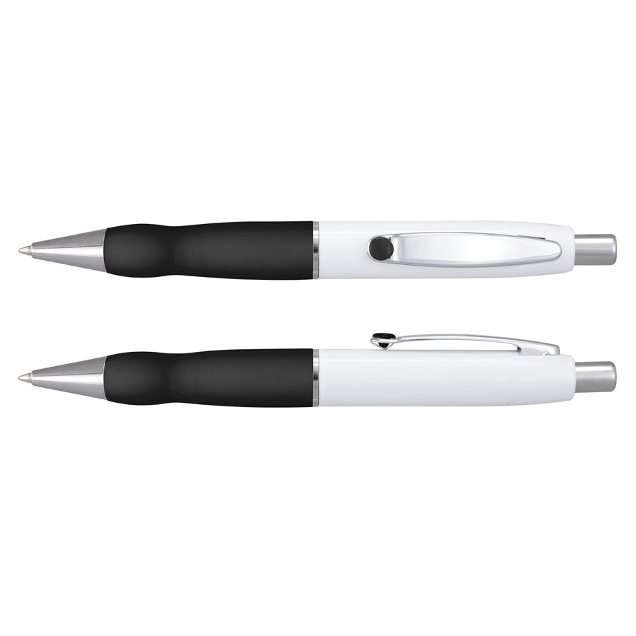 Sterling Pen - White Barrel (Black)