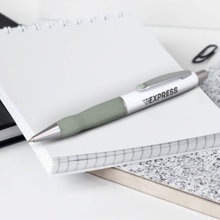 Sterling Pen - White Barrel (Dark Green) — Feature