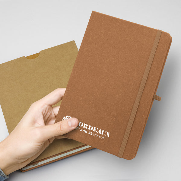 Grain Recycled Hard Cover Notebook (Black)